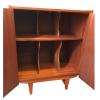 1960's Teak Record Cabinet